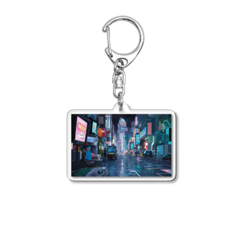 city is beautiful Acrylic Key Chain