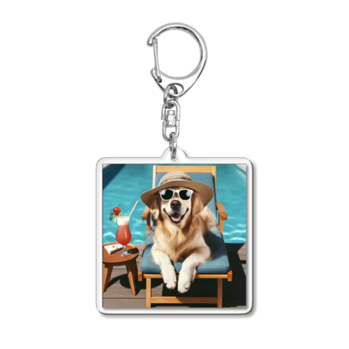 chill犬 Acrylic Key Chain