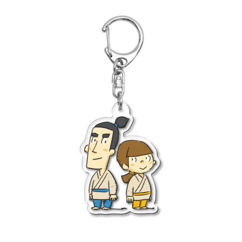 和装キャラ Acrylic Key Chain