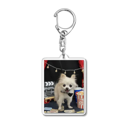 プル「Ｗatch a movie」 Acrylic Key Chain