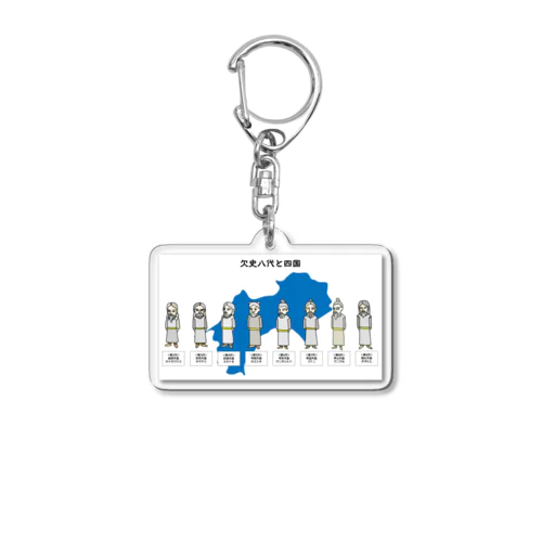 欠史八代と四国 Acrylic Key Chain