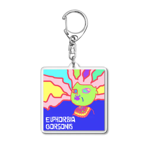 Euphorbia Gorgonis  Acrylic Key Chain