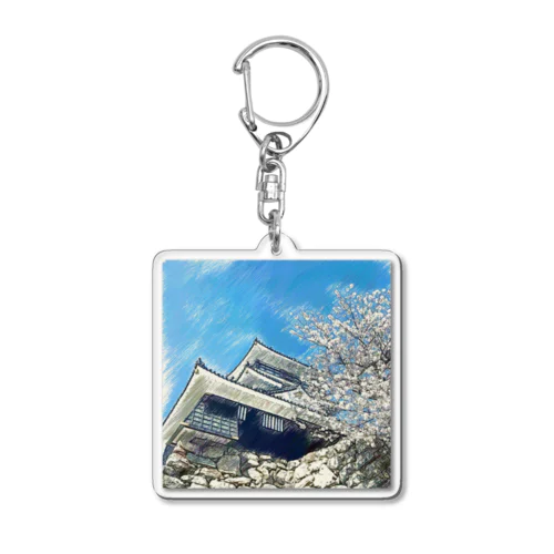 【浜松城】フォトアート Acrylic Key Chain