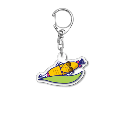 焼きもろこしさん Acrylic Key Chain