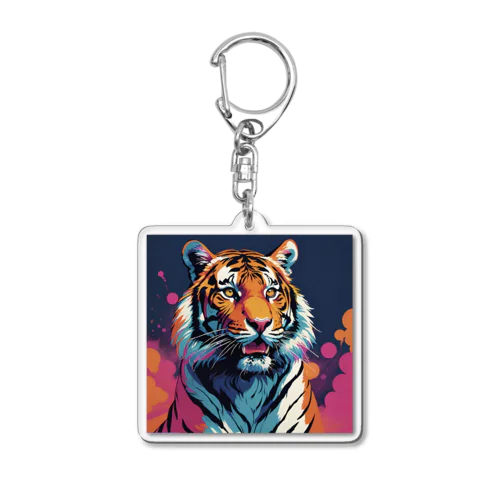 Tigers Acrylic Key Chain