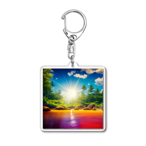 夜明けと共に Acrylic Key Chain