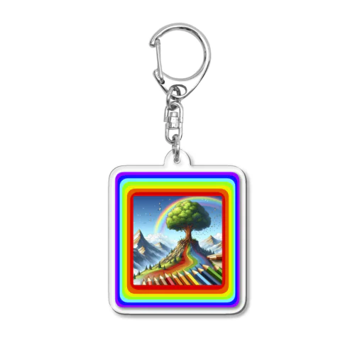 一本の木 Acrylic Key Chain