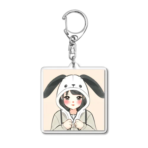 うさぎの少女 Acrylic Key Chain