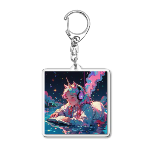 ユニコーンガール Acrylic Key Chain