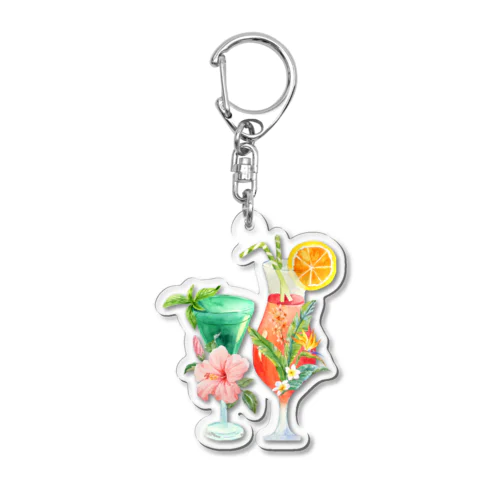 トロピカルジュース Acrylic Key Chain