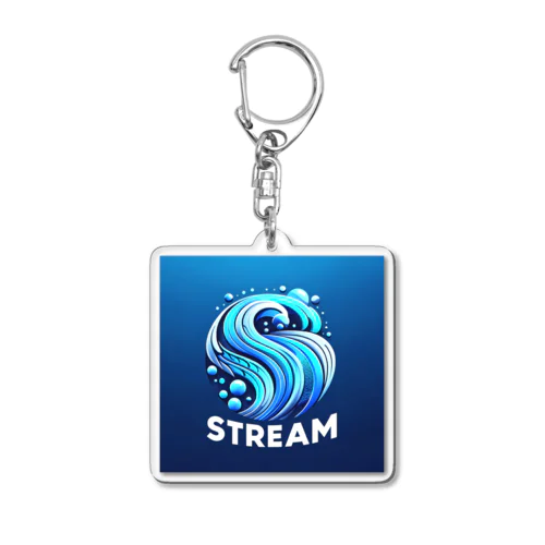 Stream Acrylic Key Chain