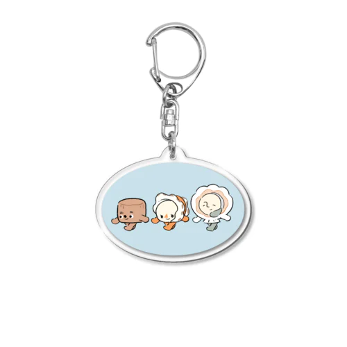 ホタテの行進曲 Acrylic Key Chain