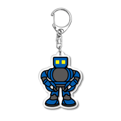 ロボットプロレス　ブルーサンダー (Blue Thunder) Acrylic Key Chain