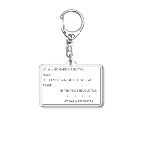 What is NO GARD AIR GUITAR Acrylic Key Chain