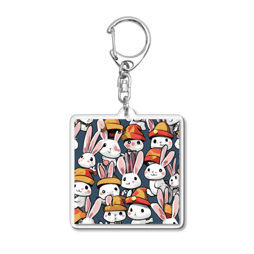 かわいいウサギ🐇 Acrylic Key Chain