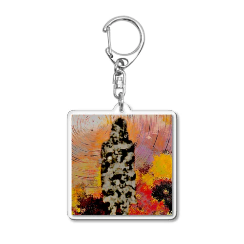 A FLARE Acrylic Key Chain