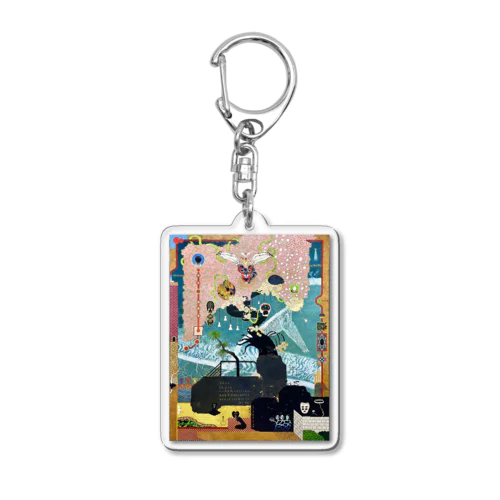 花見 Acrylic Key Chain