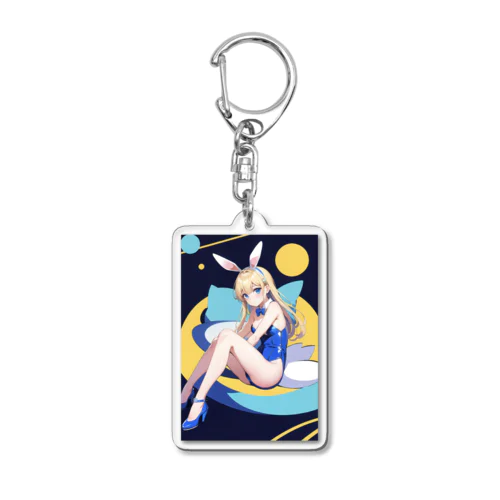 スペース・ラビ子ちゃん Acrylic Key Chain