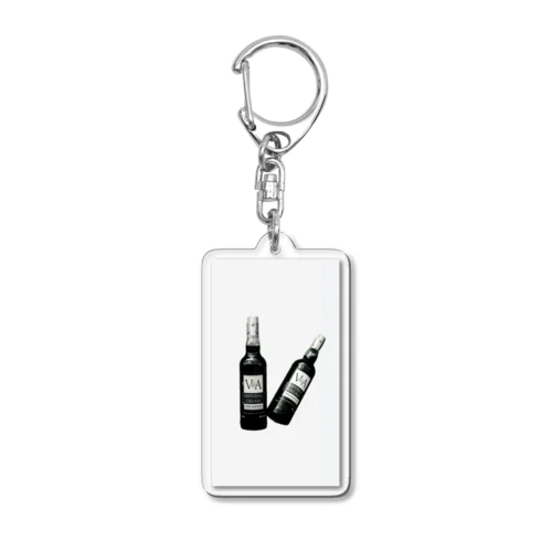 ワンポイントモノクロデザイン Acrylic Key Chain