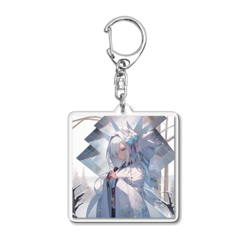 雪花（Yuki） Acrylic Key Chain