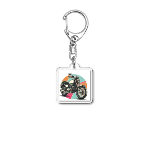 バイクでレツゴー Acrylic Key Chain