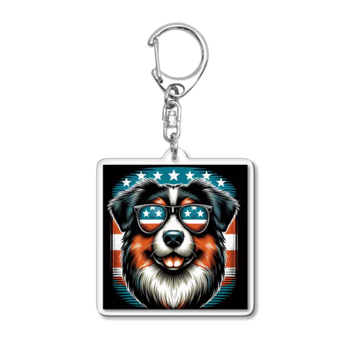 サングラdog Acrylic Key Chain