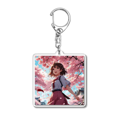 桜の季節 Acrylic Key Chain