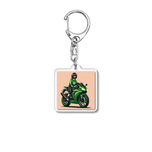えみたん　スポーツバイクに乗る Acrylic Key Chain