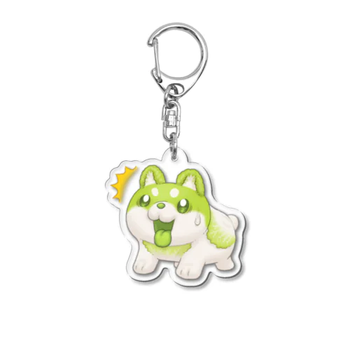 ハクサイヌ　裸 Acrylic Key Chain