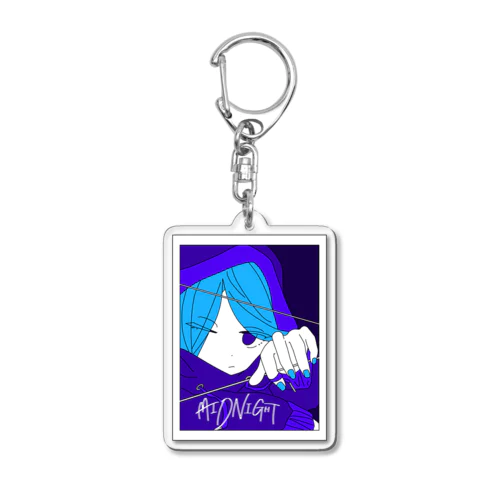 MIDNIGHT Acrylic Key Chain