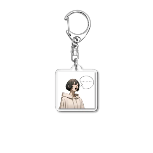 KAKUMEIちゃん3 Acrylic Key Chain