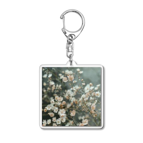 可憐な小花　なでしこ1478 Acrylic Key Chain