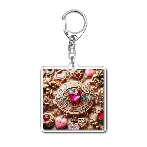 Love Story Acrylic Key Chain