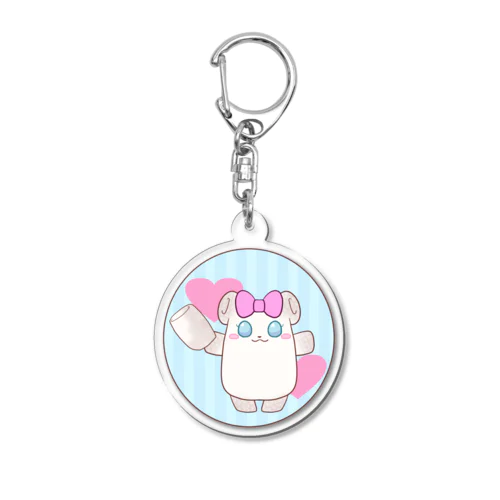 焼きましまろちゃんと焼きマシュマロ Acrylic Key Chain