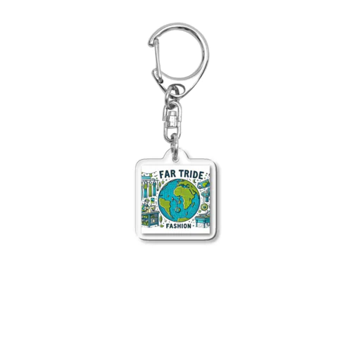 エシカルファッション Acrylic Key Chain