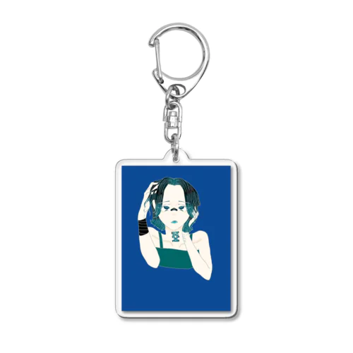 病女 Acrylic Key Chain