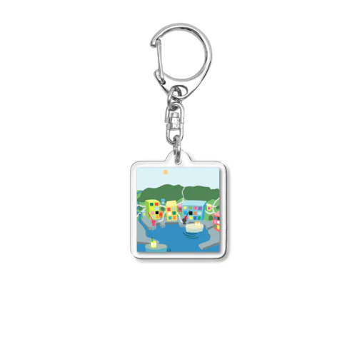 港 Acrylic Key Chain