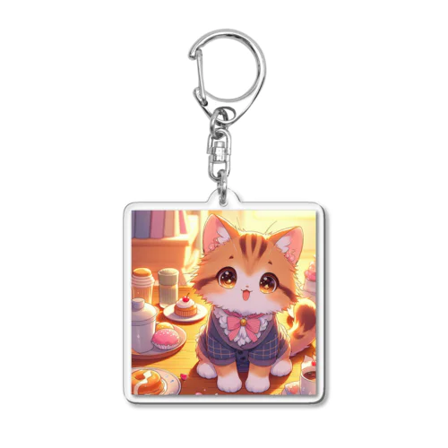 愛らしいにゃんこ Acrylic Key Chain