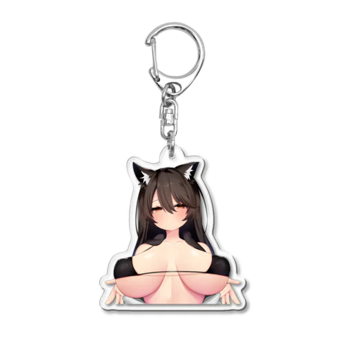 チャンネル1000人記念グッズ Acrylic Key Chain