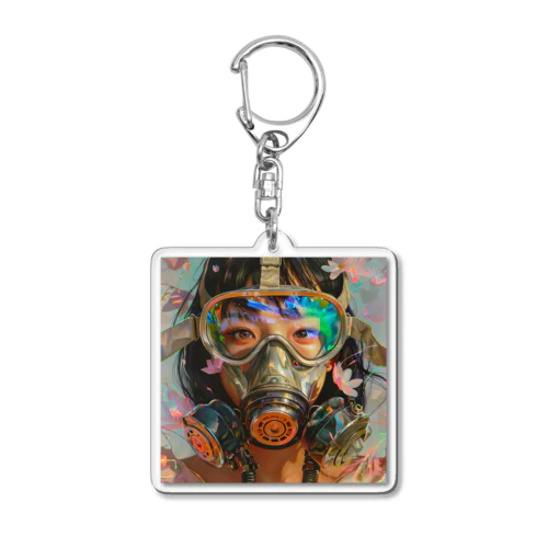 gasmask girl spring 2024 アクリルキーホルダー