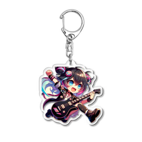 ロック系×メンヘラ×ギタリスト Girl_ver. Acrylic Key Chain