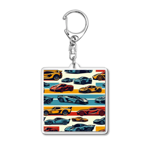 スポーツカー Acrylic Key Chain