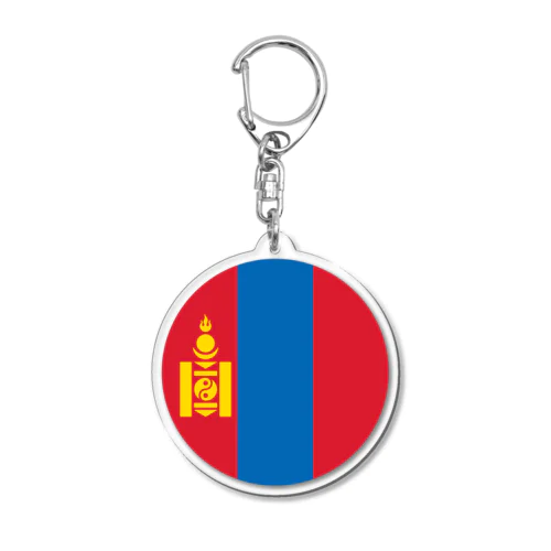 モンゴルの国旗 Acrylic Key Chain