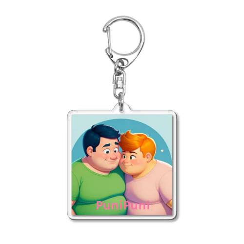 プニカップル Acrylic Key Chain