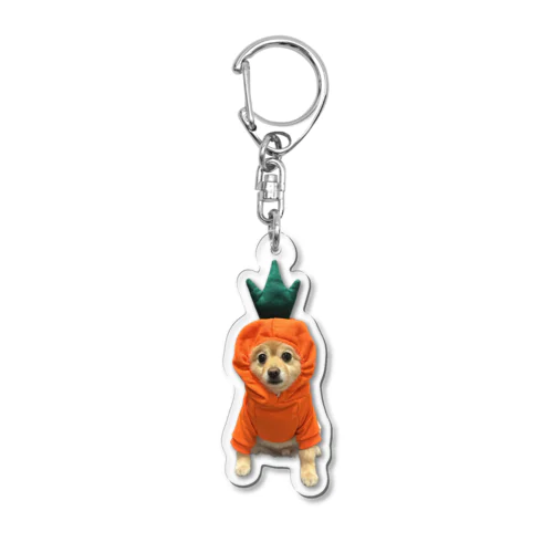 ポメラニアンのポメくん Acrylic Key Chain