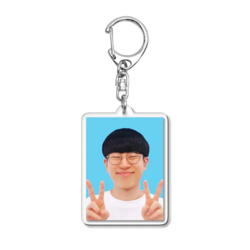 証明写真 笑顔（24歳） Acrylic Key Chain