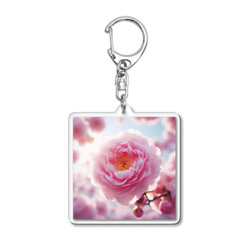 4月11日の誕生花　八重桜(牡丹桜) Acrylic Key Chain