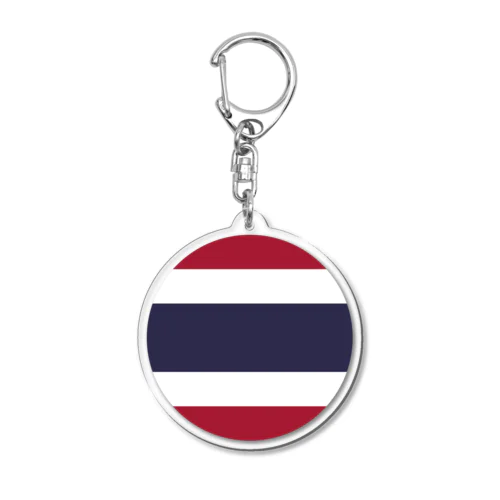 タイの国旗 Acrylic Key Chain