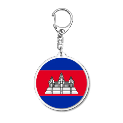 カンボジアの国旗 Acrylic Key Chain