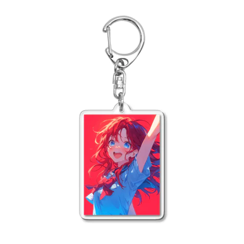 赤髪の幼馴染系女子 Acrylic Key Chain